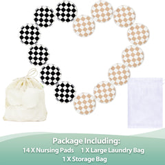 Wegreeco laundry bag for nursing pads keeps washing organized and discreet.