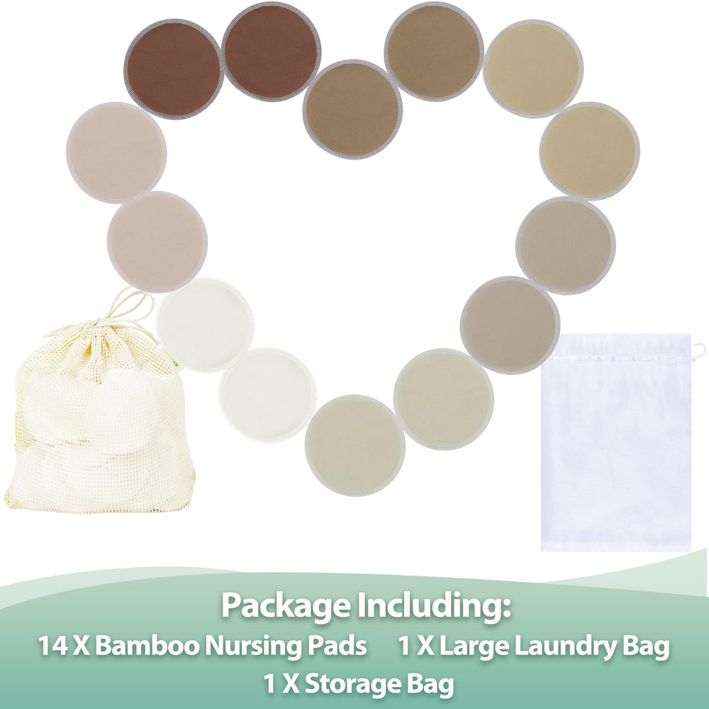 Wegreeco nursing pads packaged set ready for discreet protection on the go