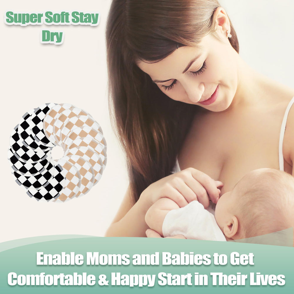 Wegreeco reusable washable nursing pads reduce waste and save money.