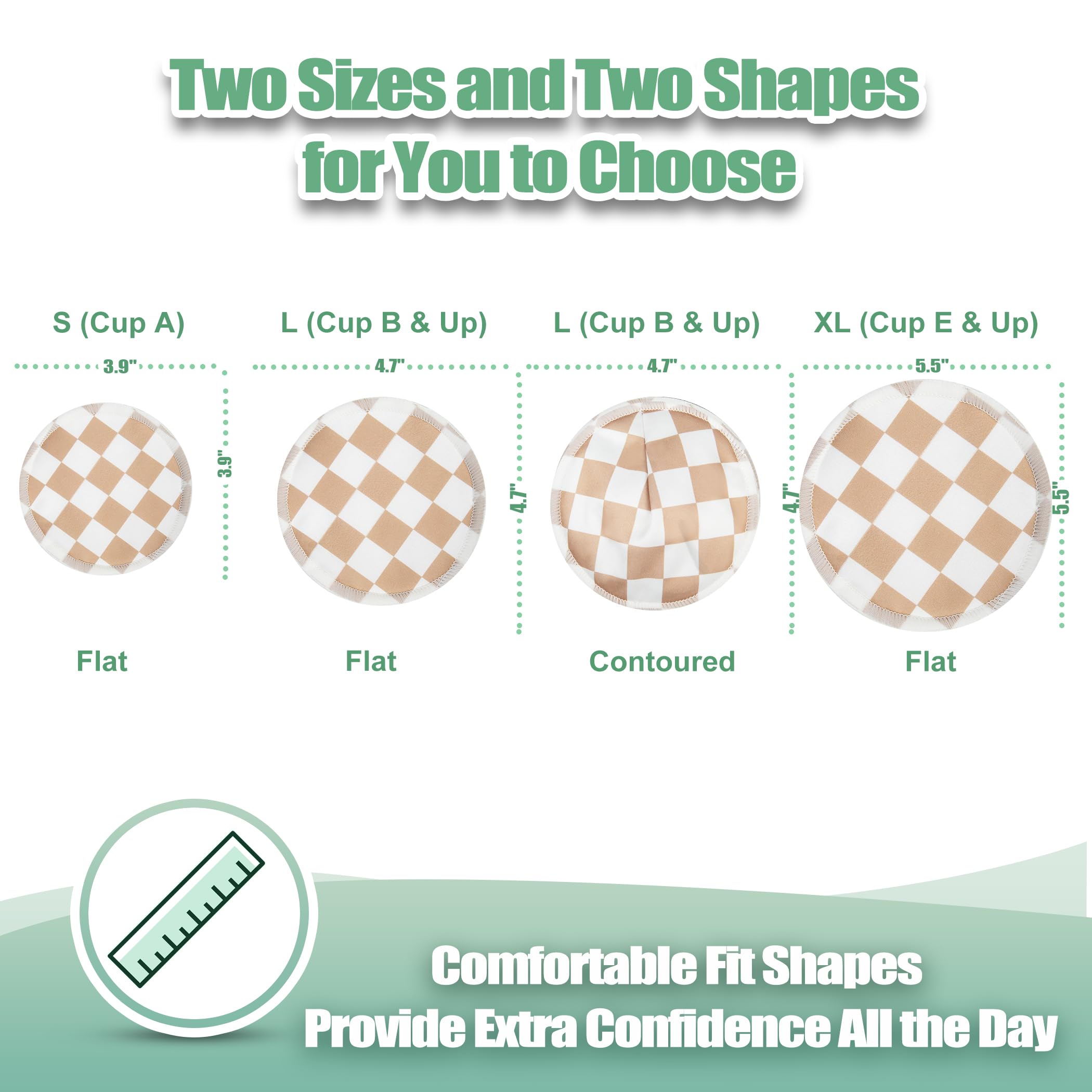 Wegreeco nursing pads feature a soft outer layer for gentle skin comfort.