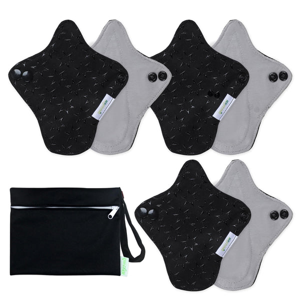Wegreeco reusable pads 6-pack in box for discreet daily wear