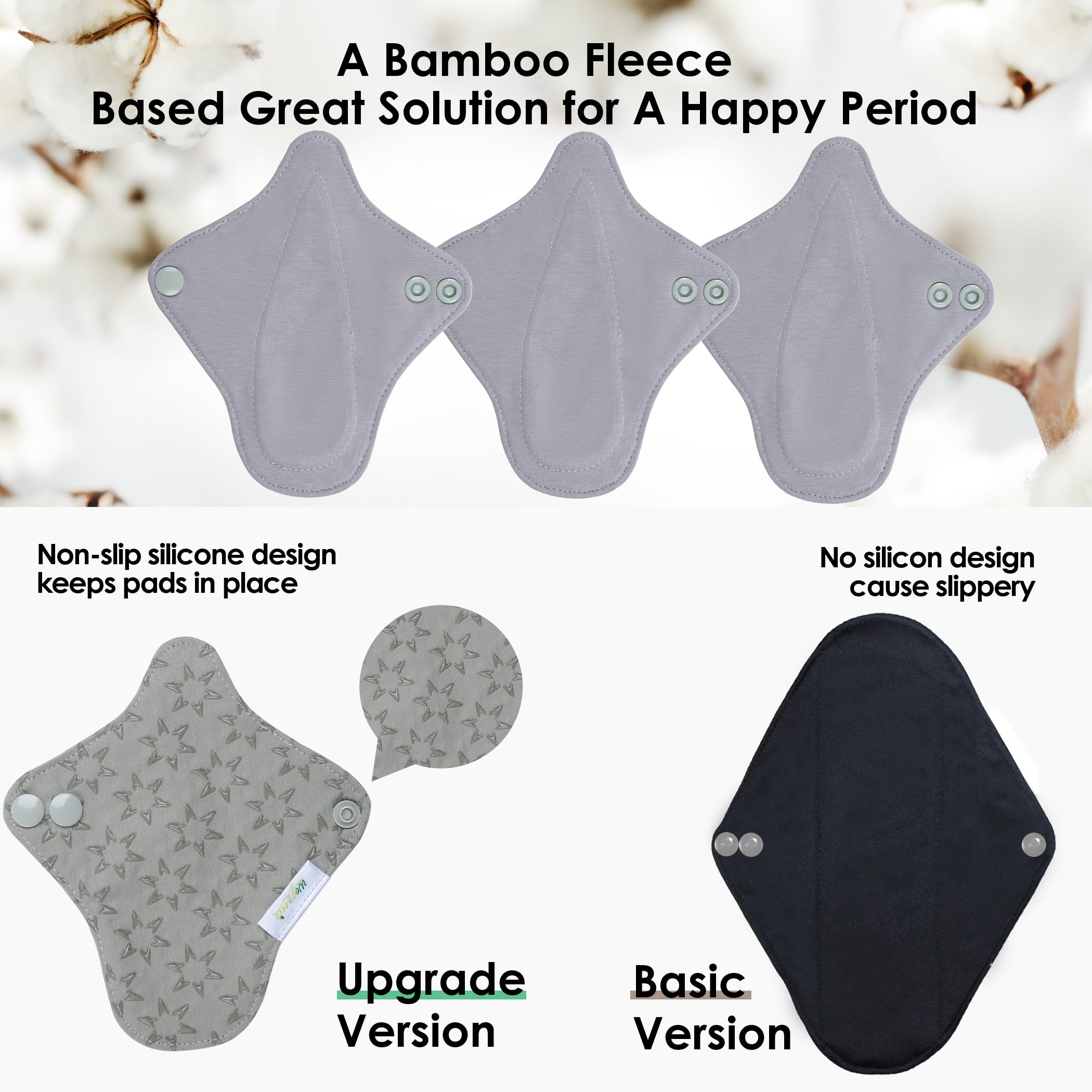 Wegreeco non-slip dots keep pad in place during activity