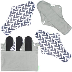 Wegreeco reusable pad with leak-free print for daily comfort