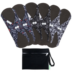 Wegreeco reusable pads size guide with four available sizes