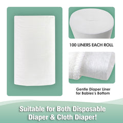 Wegreeco fragrance-free liner ready for trash disposal after use.
