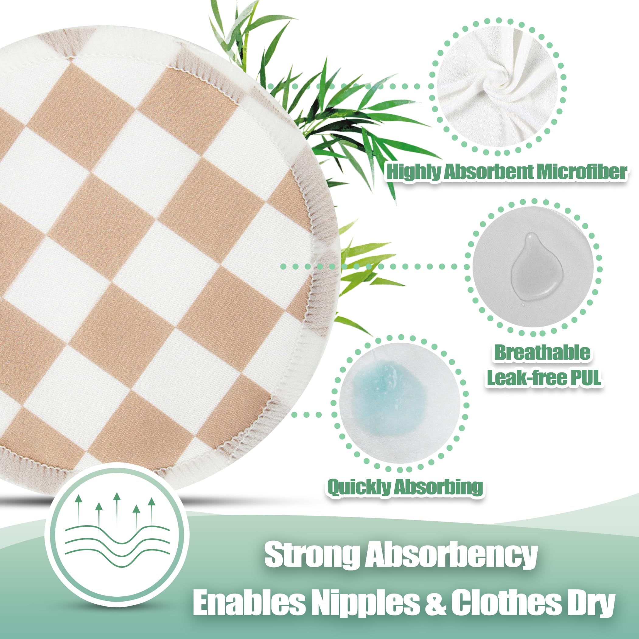 Wegreeco travel storage bag for nursing pads keeps essentials portable.