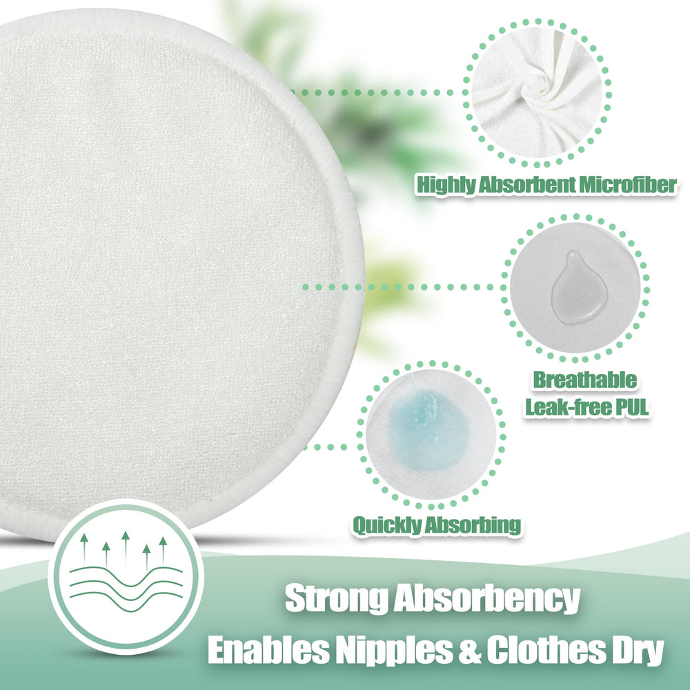 Wegreeco travel storage bag keeps pads organized during on-the-go nursing.