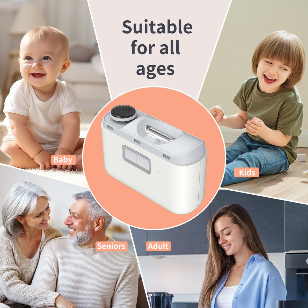 WEIHUINET safe design supports gentle, quiet nail care for babies and seniors