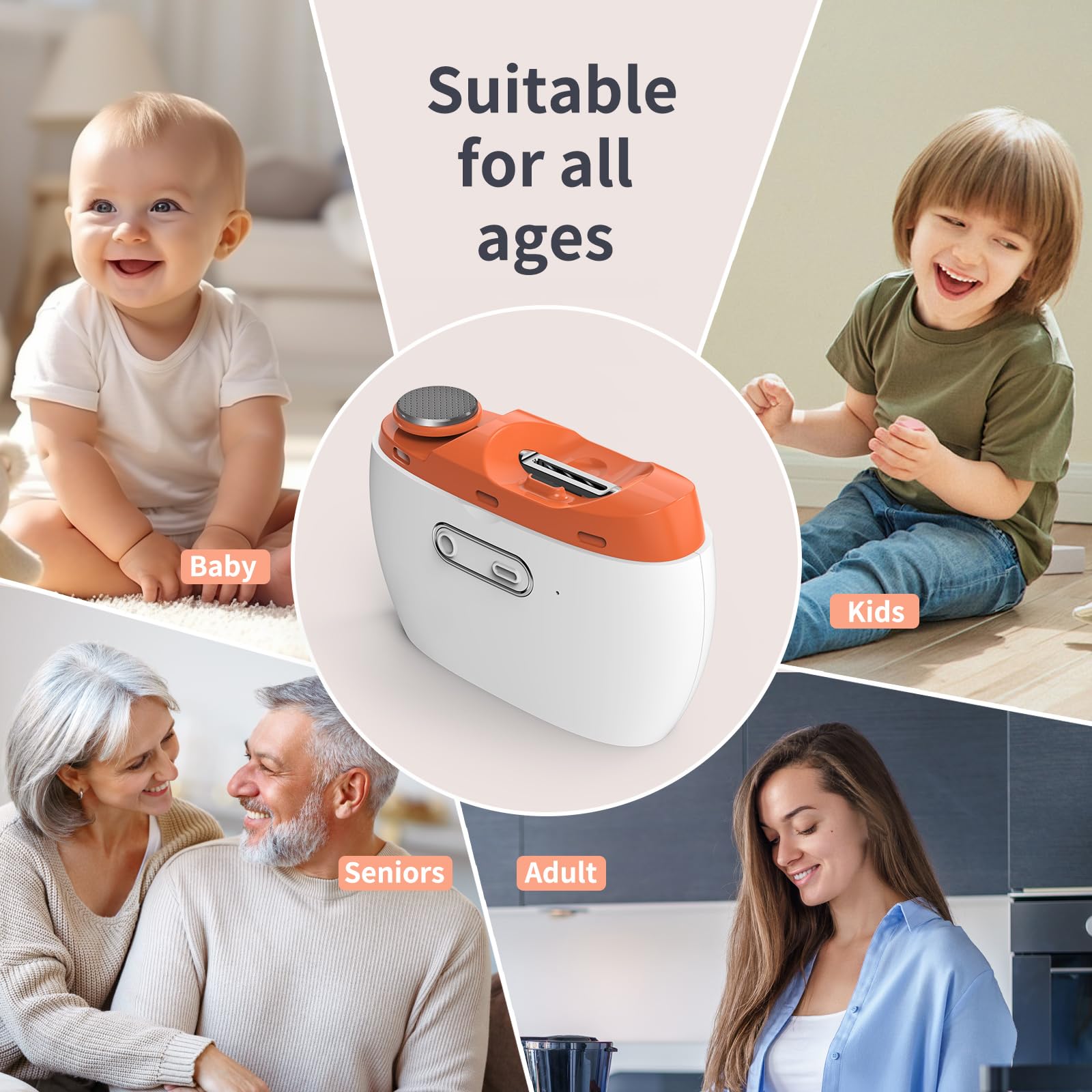 WEIHUINET safe, quiet trimming suitable for babies and seniors