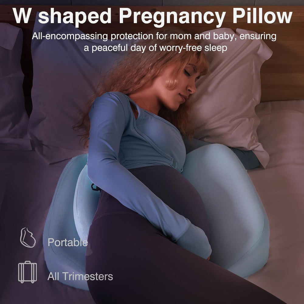 WEIKA pregnancy pillow back support enhances reading or lounging