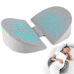 WEIKA pregnancy pillow belly support for side sleepers with gentle belly cradle