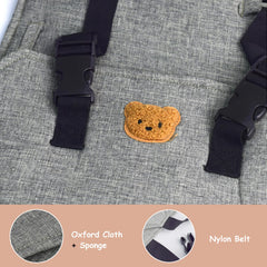 Weishuo 3-level height adjustable harness fits growing toddlers
