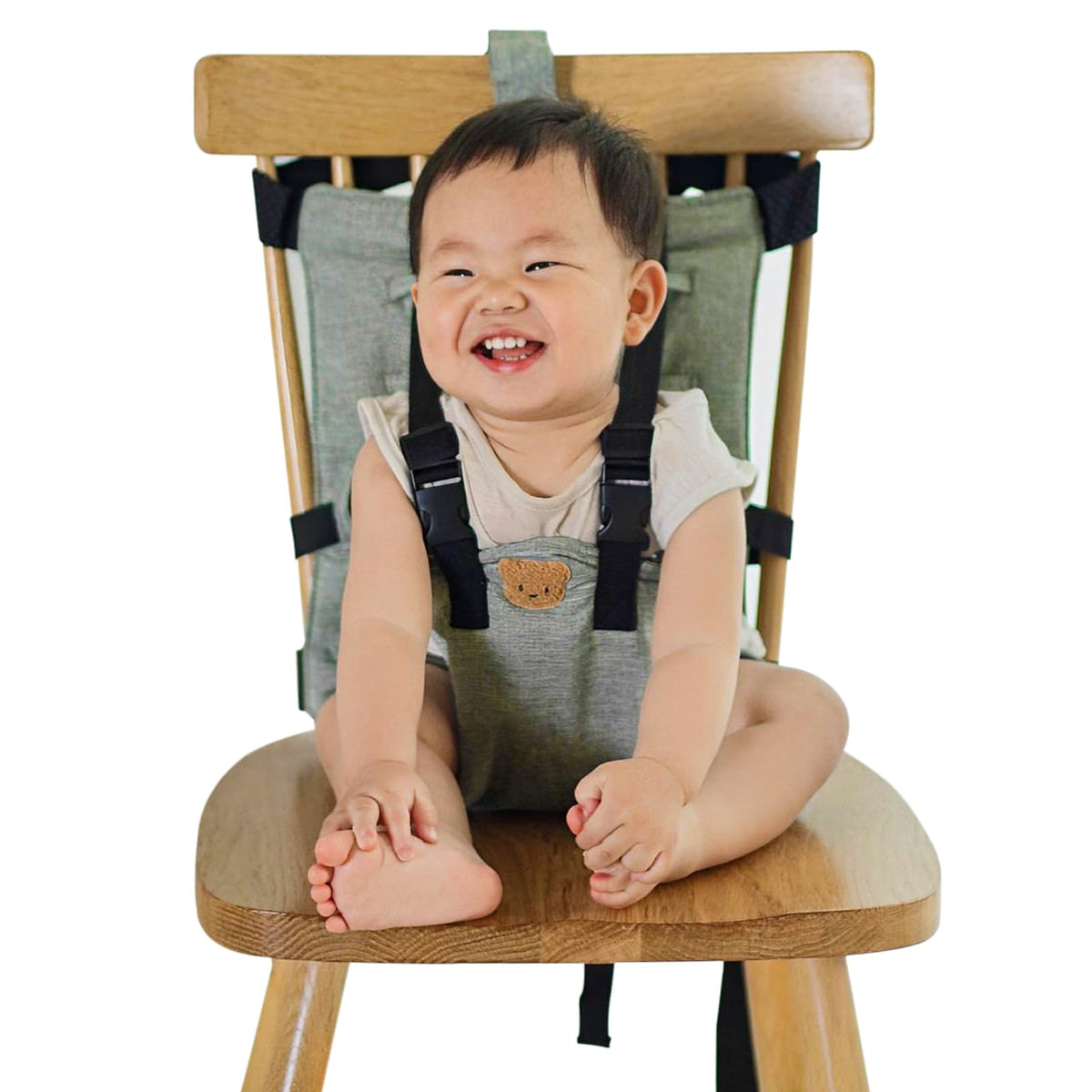 Weishuo foldable portable high chair ready for meals away from home