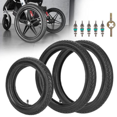 Weiyingsi front tire for 12x12-5x1-75 side view shows broad compatibility with popular 3-wheeler joggers