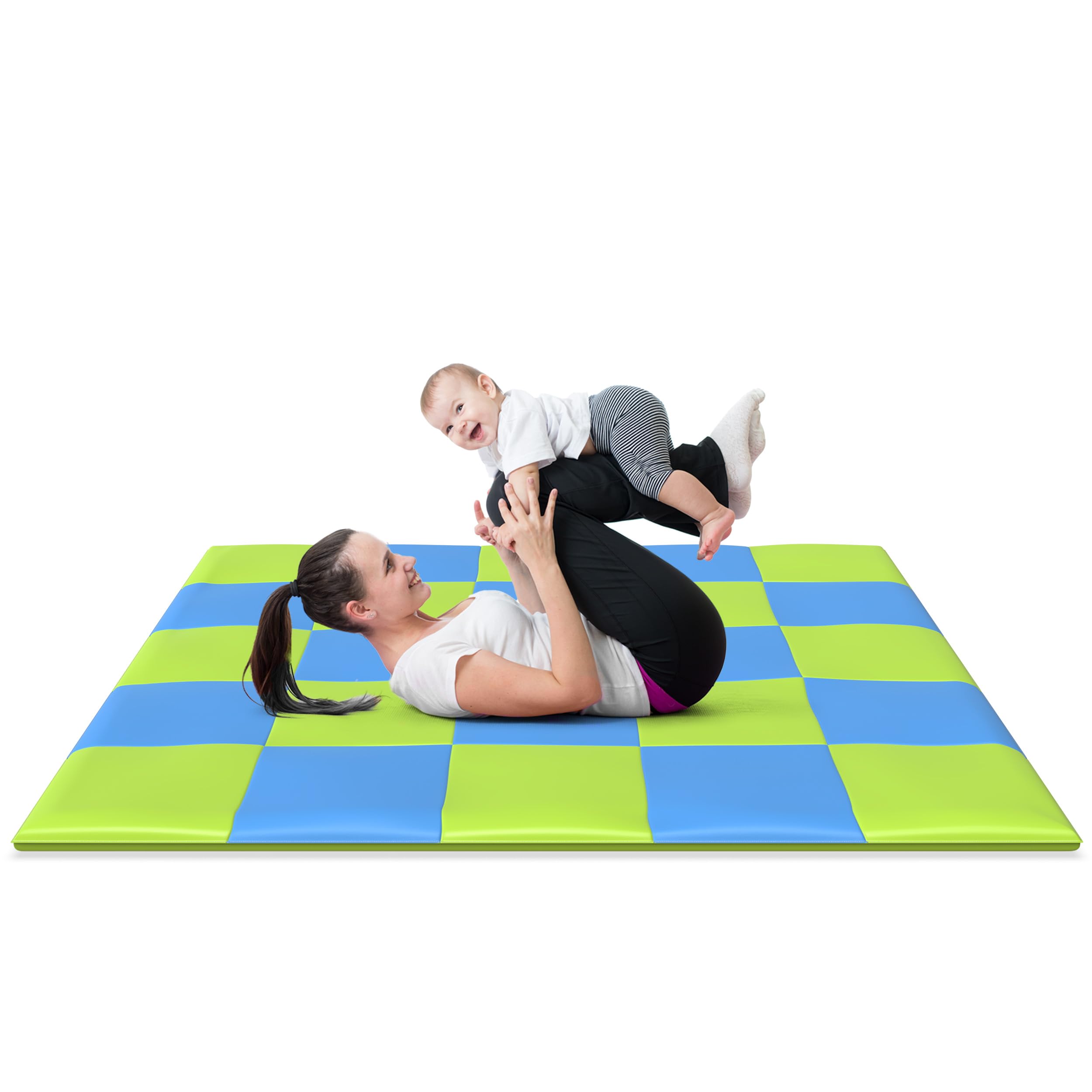 Weizzer Toys 58-inch baby play mat foldable for family floor time.