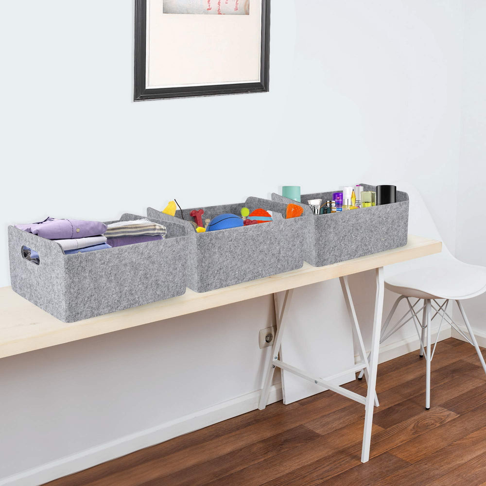 Welaxy storage baskets open to reveal quick access for toys, magazines, and clothes.