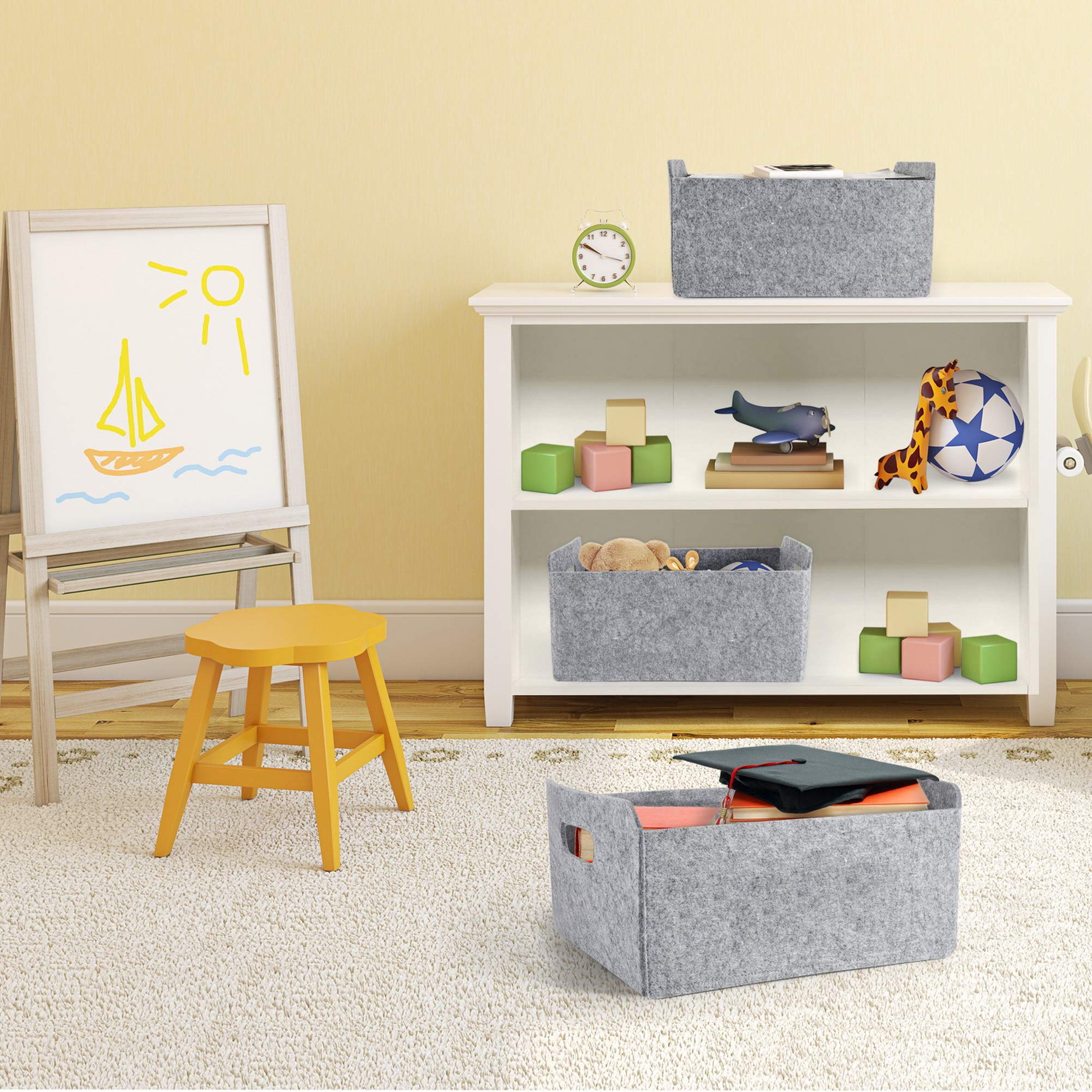 Welaxy storage baskets minimalist vibe enhances home organization aesthetics.