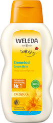 Weleda Calendula Baby Cream Bath bottle shown for delicate skin cleansing