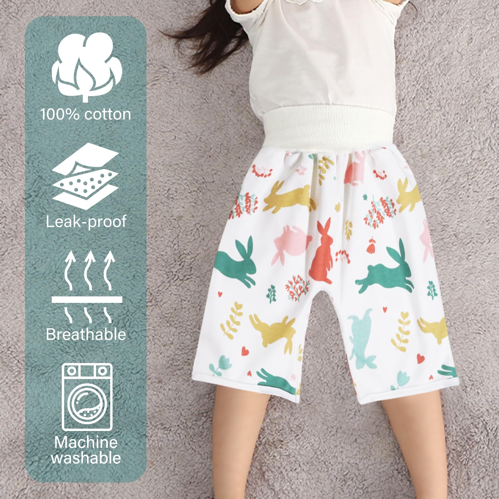 WELOMELO leg hole design allows unrestricted movement during play.