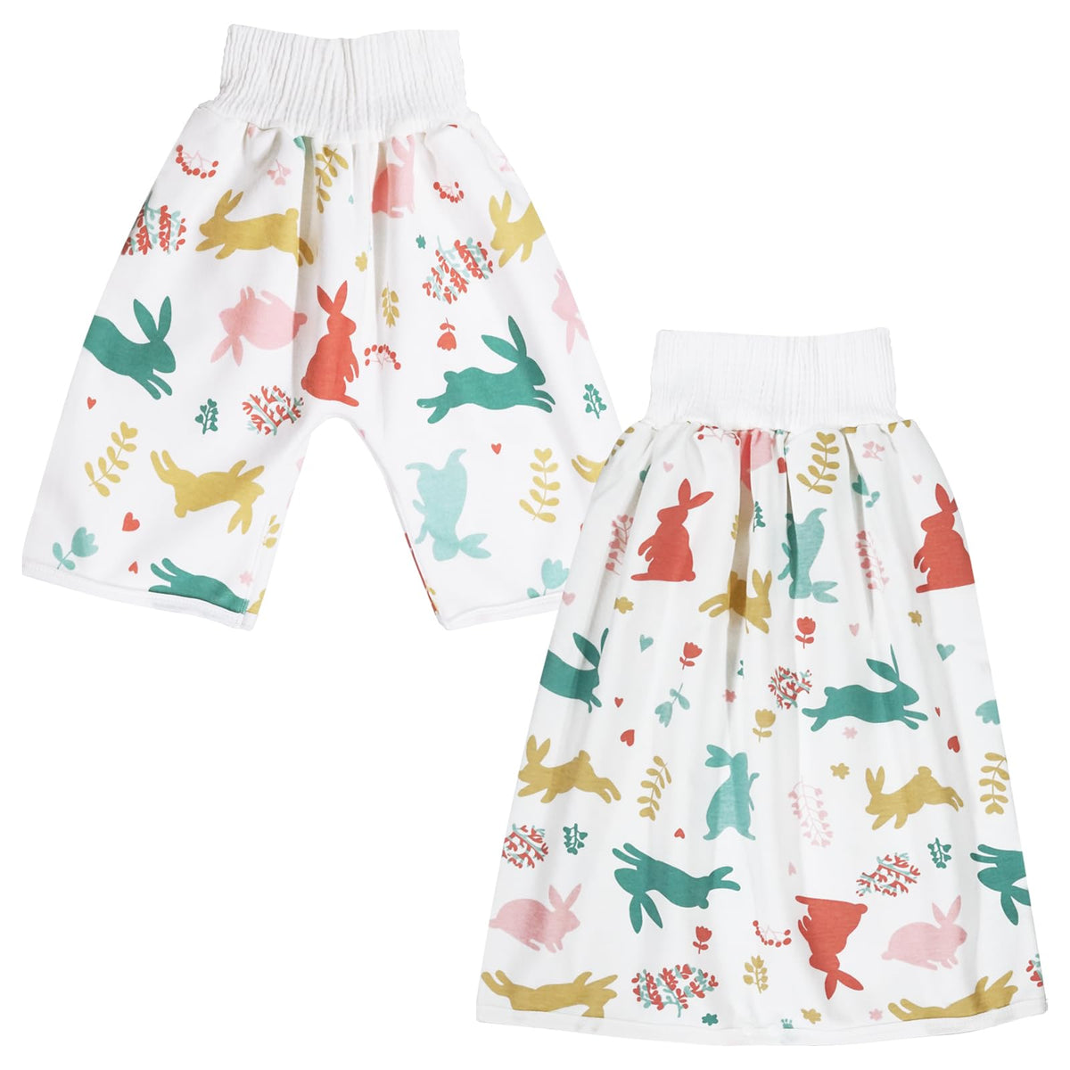 WELOMELO Rabbit Pant front view shows secure fit for active toddlers.