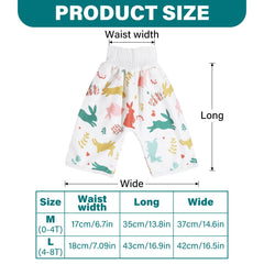 WELOMELO Rabbit Pant side view highlights stretchy waist for independent dressing.