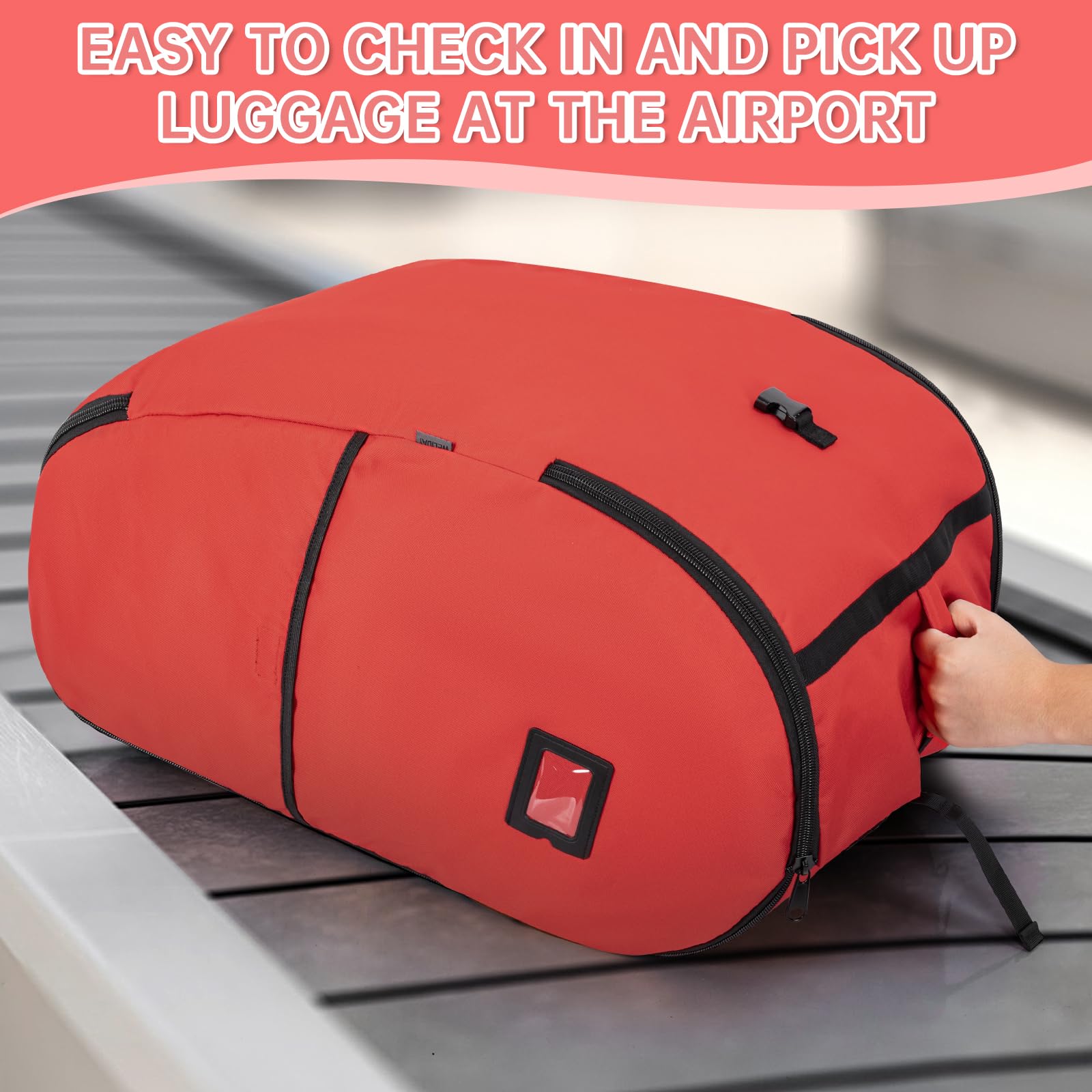 Weliday padded bag can be checked as baggage to safeguard your stroller.