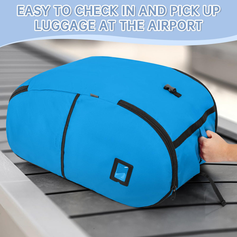 WELIDAY blue travel bag for infants' car seat ready for trips
