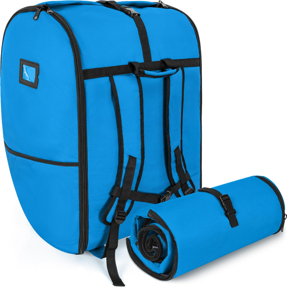 WELIDAY Doona-compatible bag opens to reveal padded protection for car seats