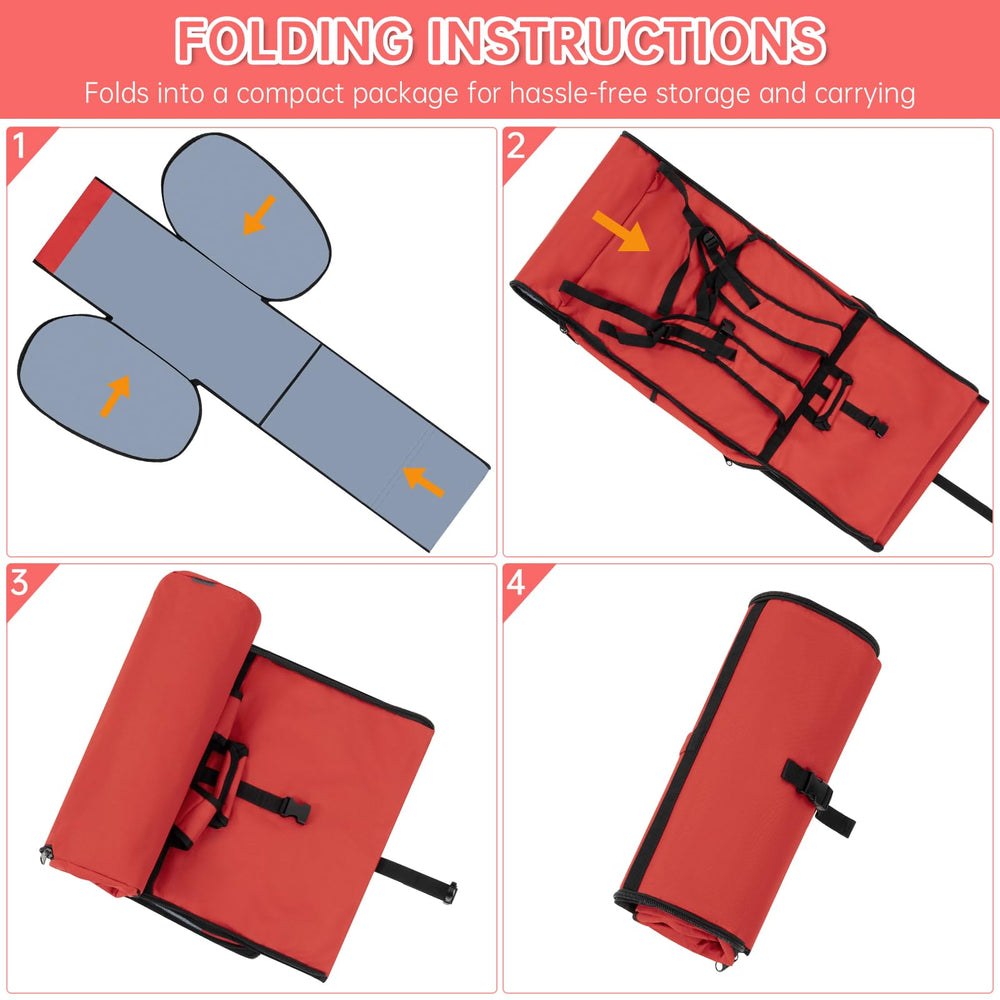 Weliday fabric is scratch-resistant, waterproof, and tear-resistant to protect contents during travel.
