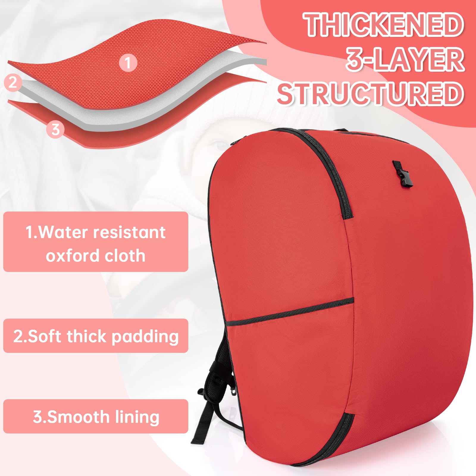 Weliday bag folds to a compact package for simple storage when not in use.