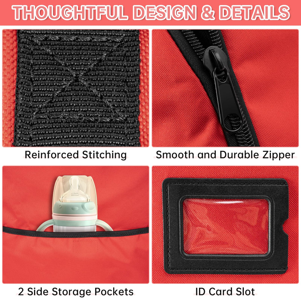 Weliday bag includes an ID card slot for quick gate identification.