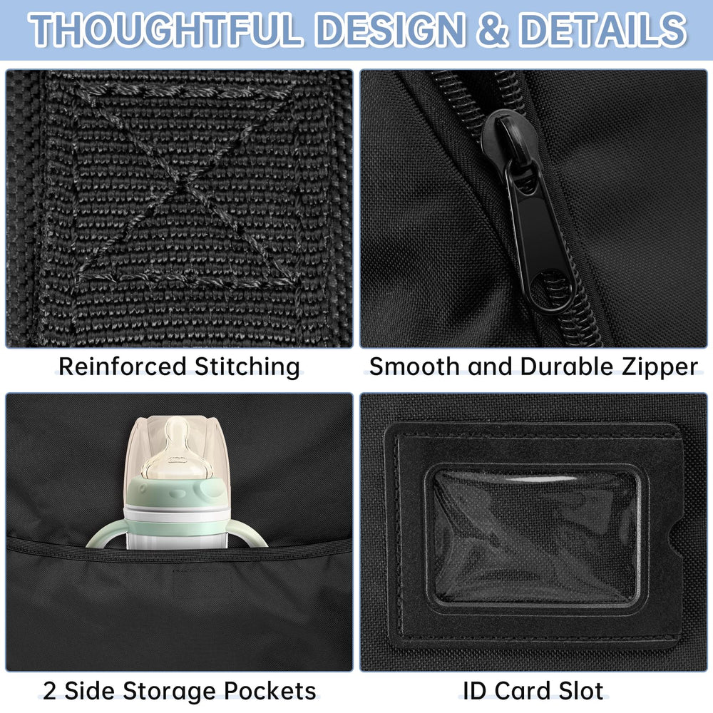 WELIDAY bag's reinforced straps reduce tearing during transit