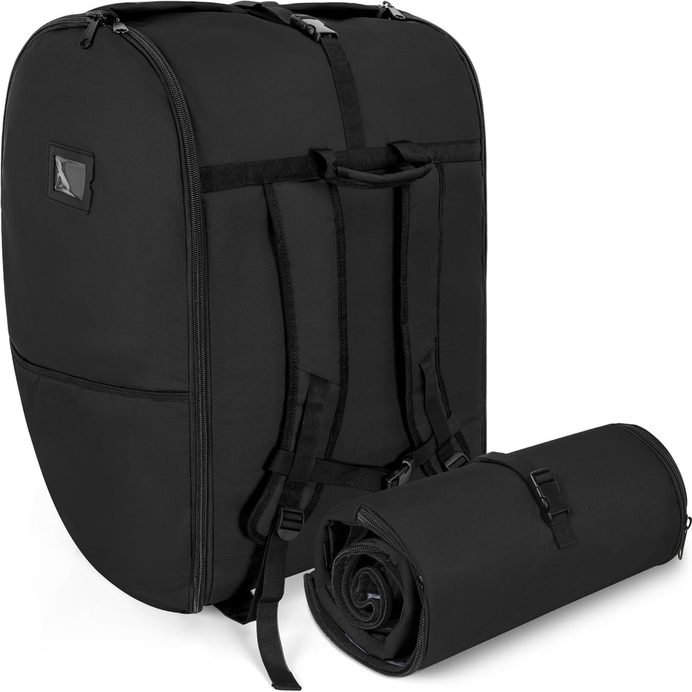 WELIDAY car seat travel bag with side pockets keeps travel essentials accessible