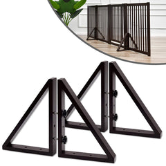 WELLAND Triangle Support Feet front view showing sturdy pine construction for stable gates.