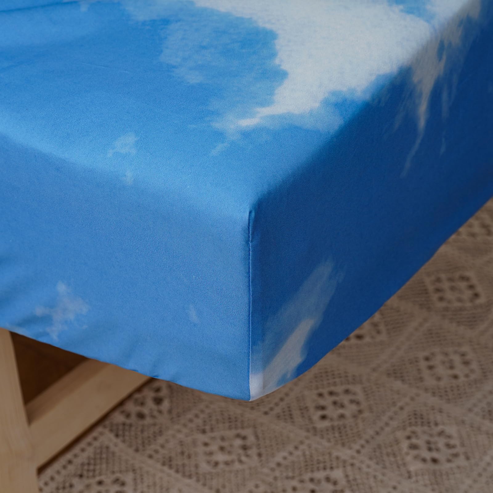 Wellboo Sky Clouds comforter graphic adds playful room charm