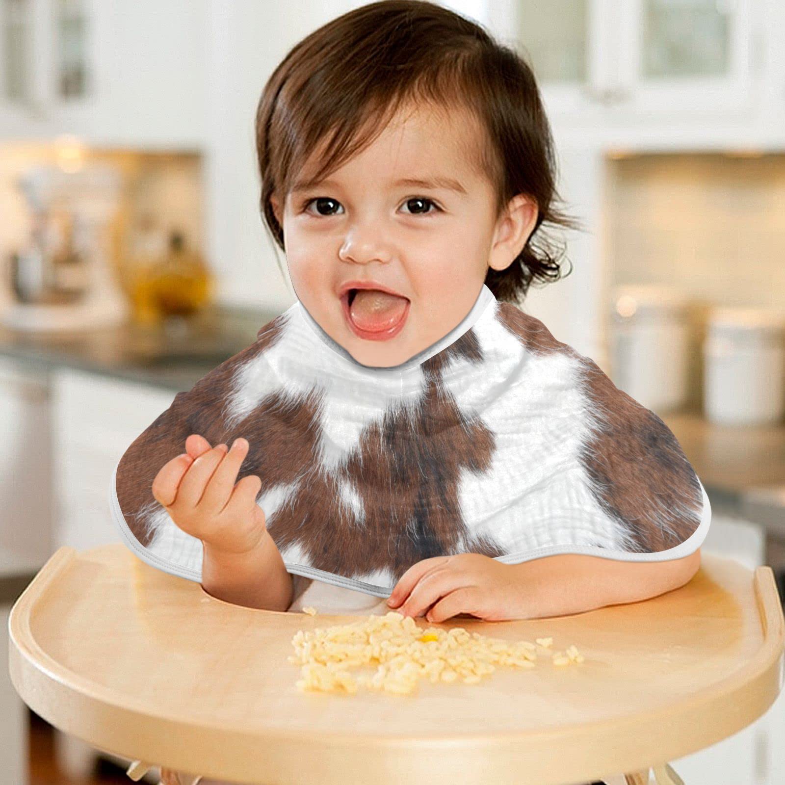 WELLDAY Burp Cloth care steps, machine washable and easy to maintain.