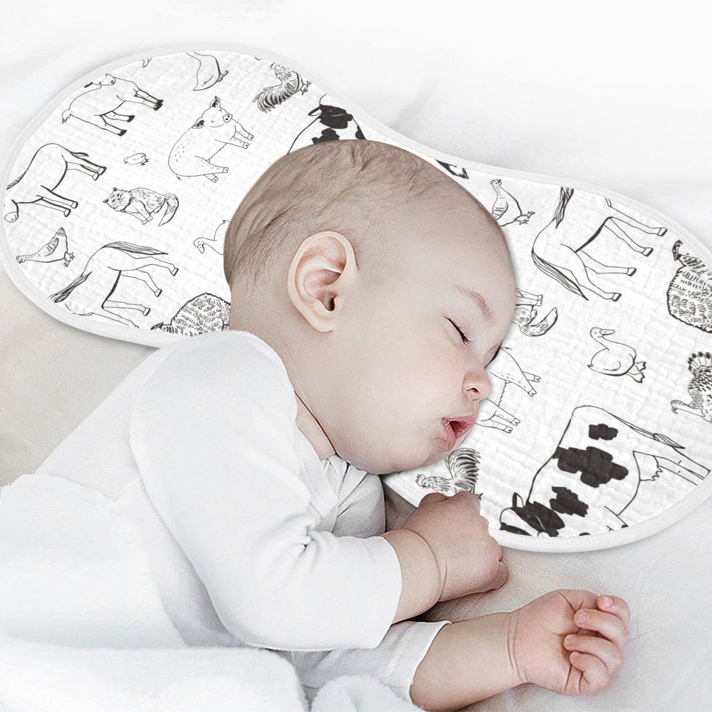 WELLDAY 22x11 inch burp cloth provides ample shoulder coverage.