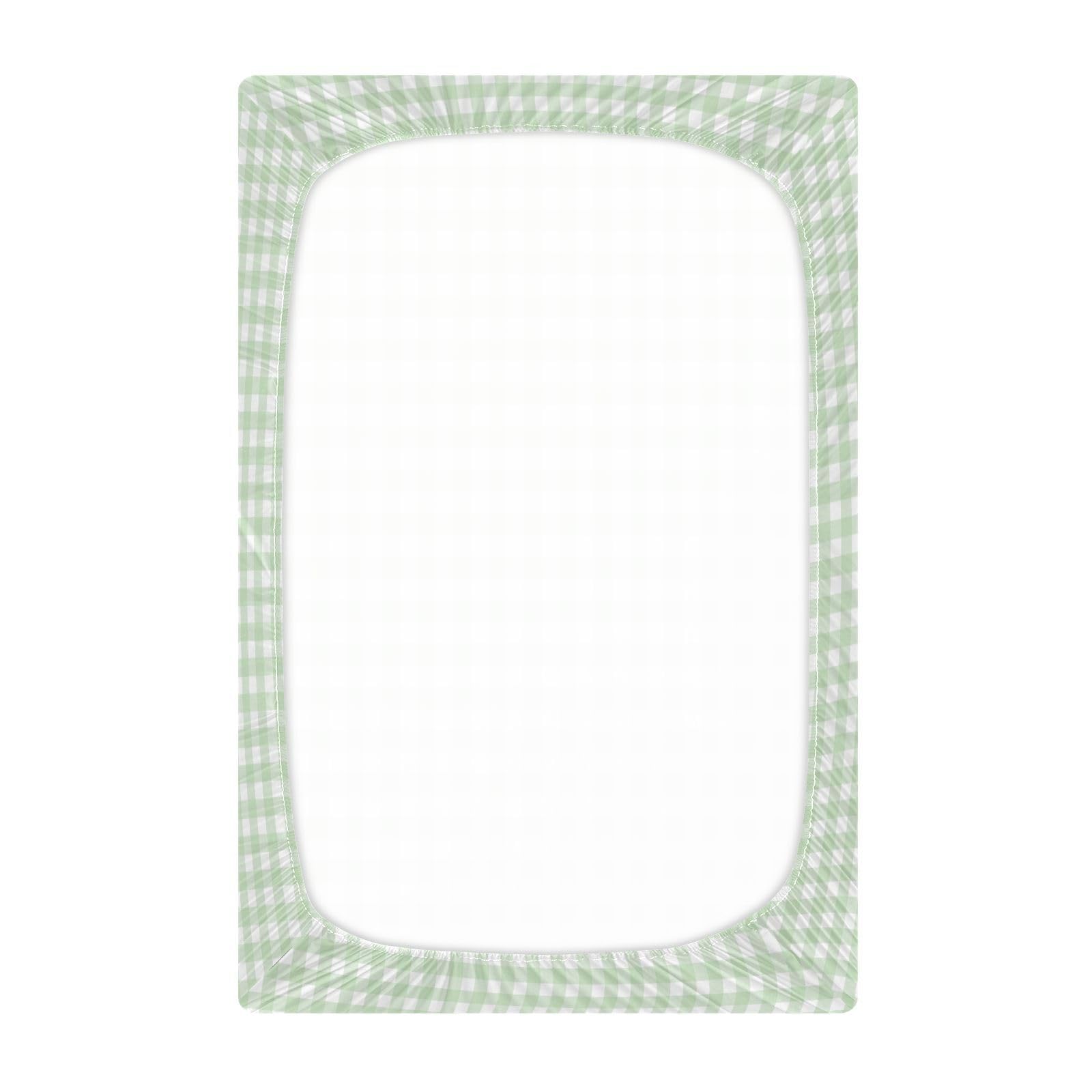 Wellday crib sheet with elastic edge for secure fit on mattress