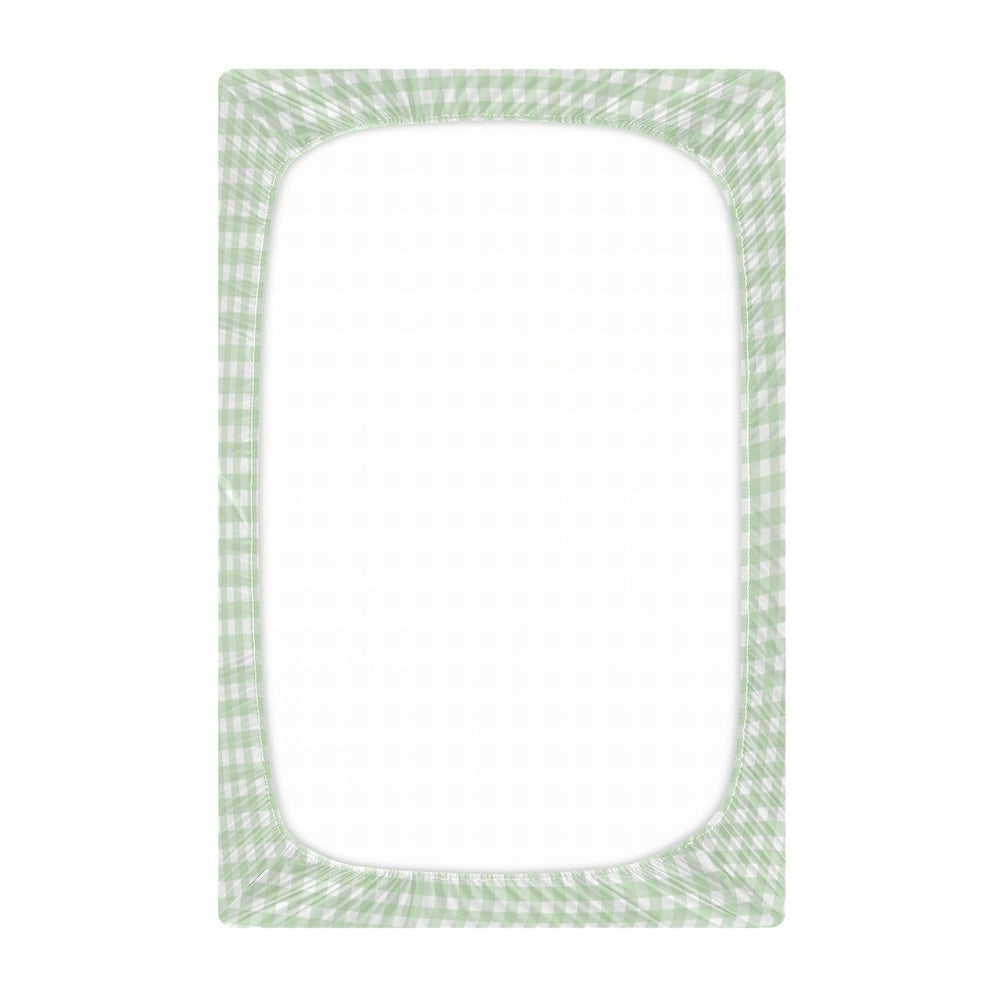 Wellday crib sheet with elastic edge for secure fit on mattress