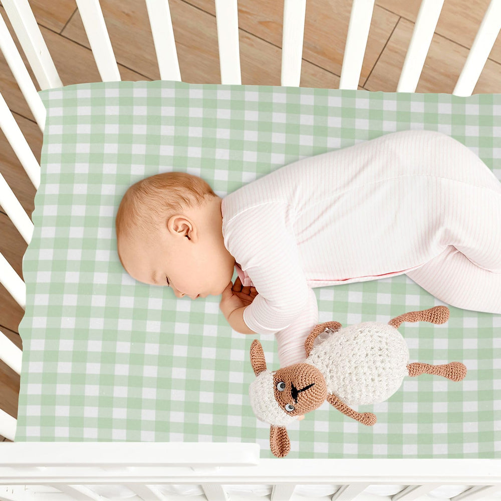 Wellday easy-change crib sheet ideal for quick sheet swaps