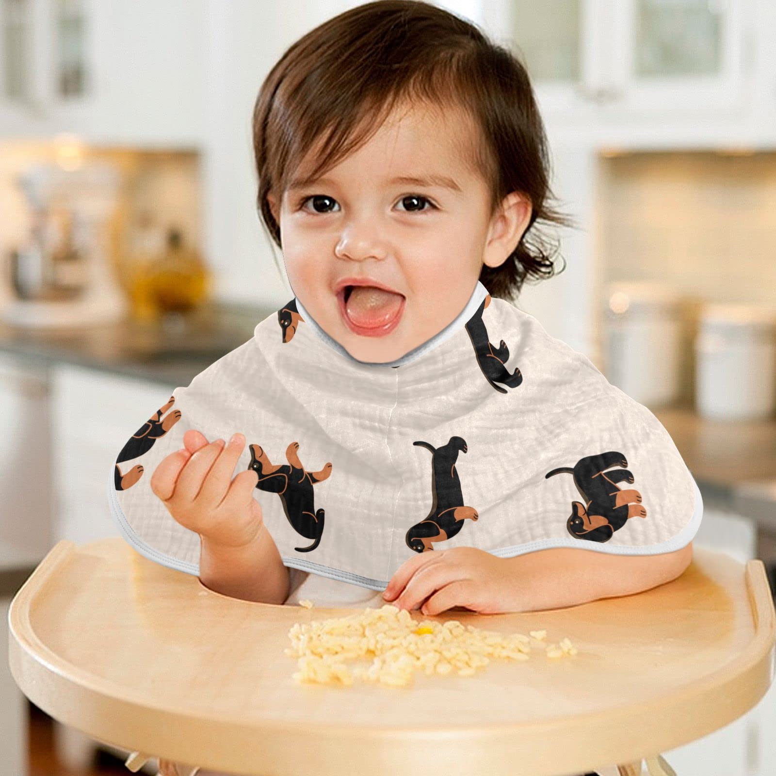 Wellday burp cloths gift-ready packaging for new parents