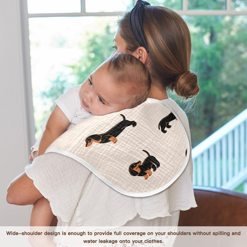 Wellday burp cloths top stitching for neat durable edges
