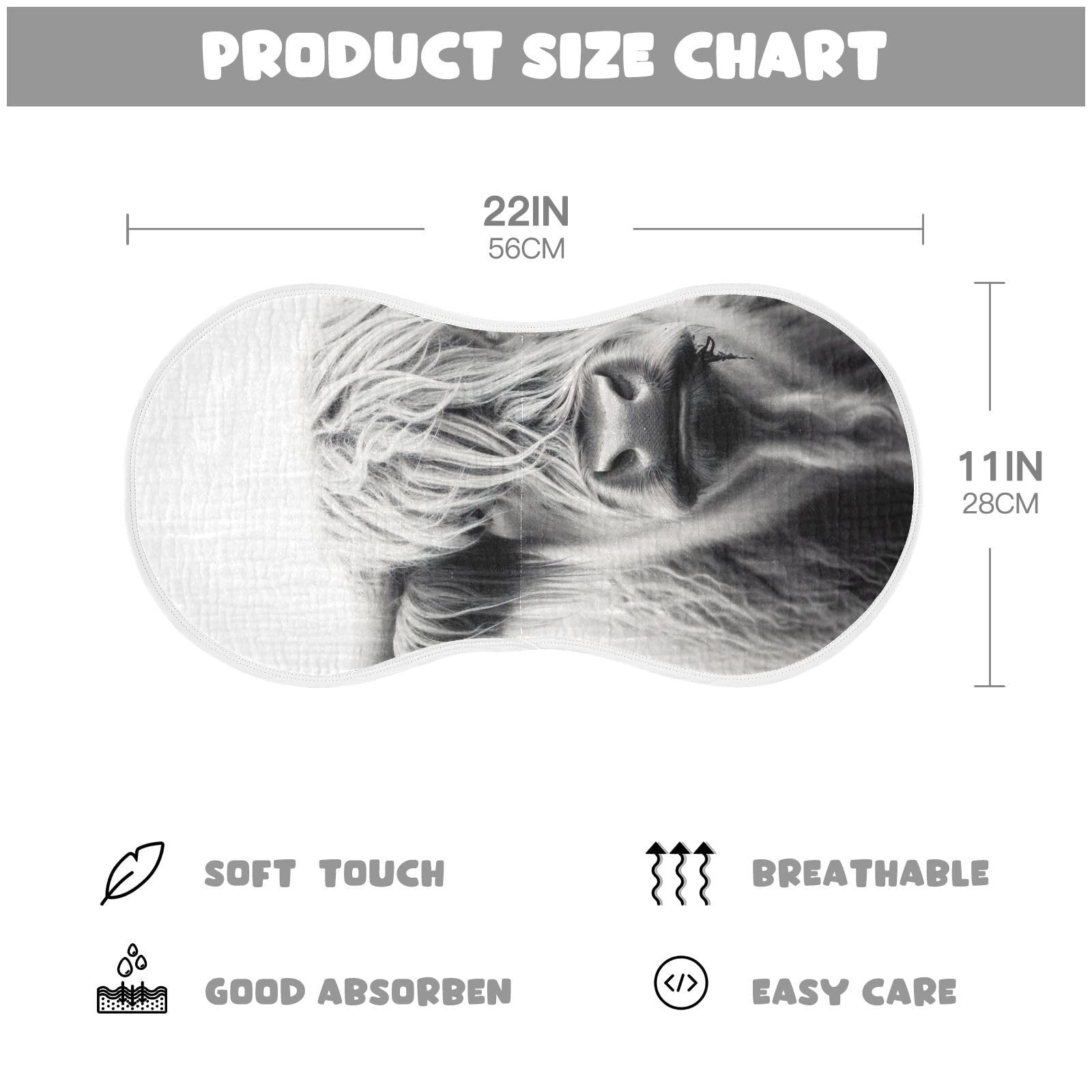 Wellday four-layer cotton yarn construction delivers gentle, highly absorbent care.