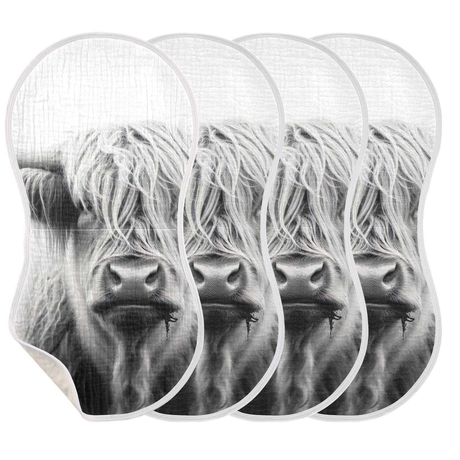 Wellday burp cloth provides ample shoulder coverage during feeds.