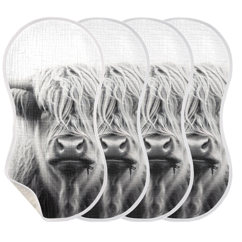 Wellday burp cloth provides ample shoulder coverage during feeds.