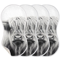 Wellday burp cloth provides ample shoulder coverage during feeds.
