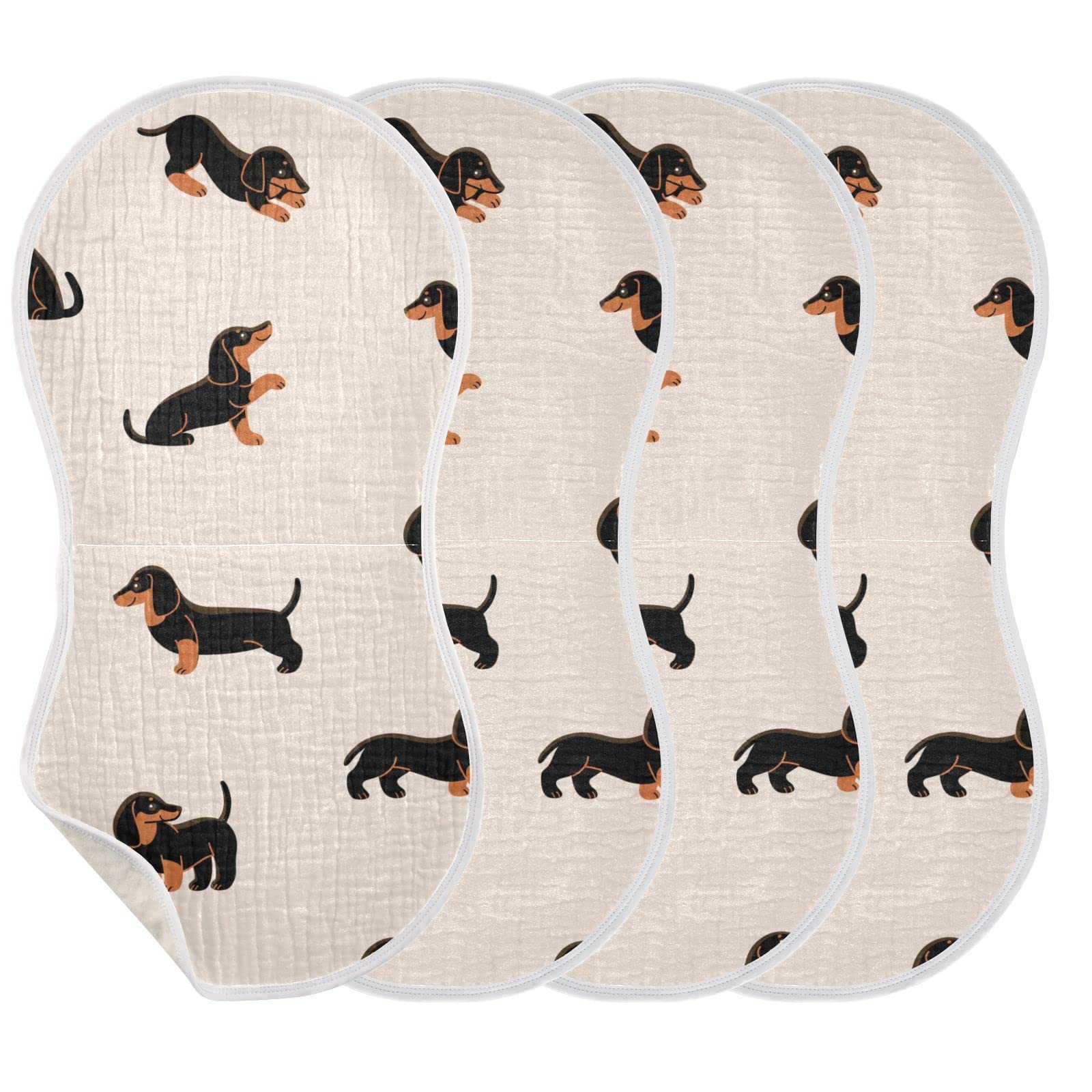 WELLDAY Burp Cloth large 22x11 inches provides full coverage during feeds.