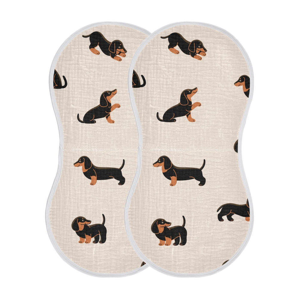 WELLDAY Muslin Burp Cloth with soft absorbent cotton for newborn care.