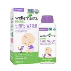 Wellements Gripe Water syringe dispense for easy, precise dosing.