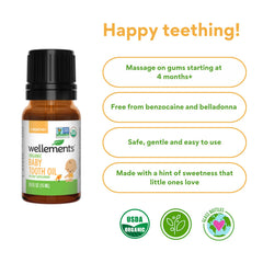 Close-up of olive oil in Wellements Tooth Oil for gentle gum massage.